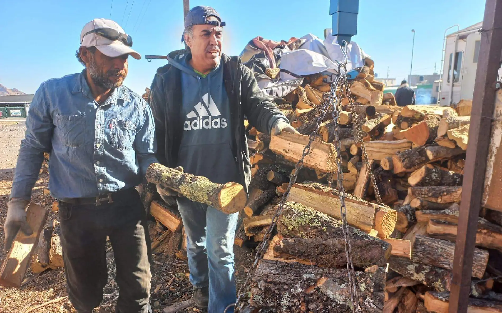 compra de leña por frío